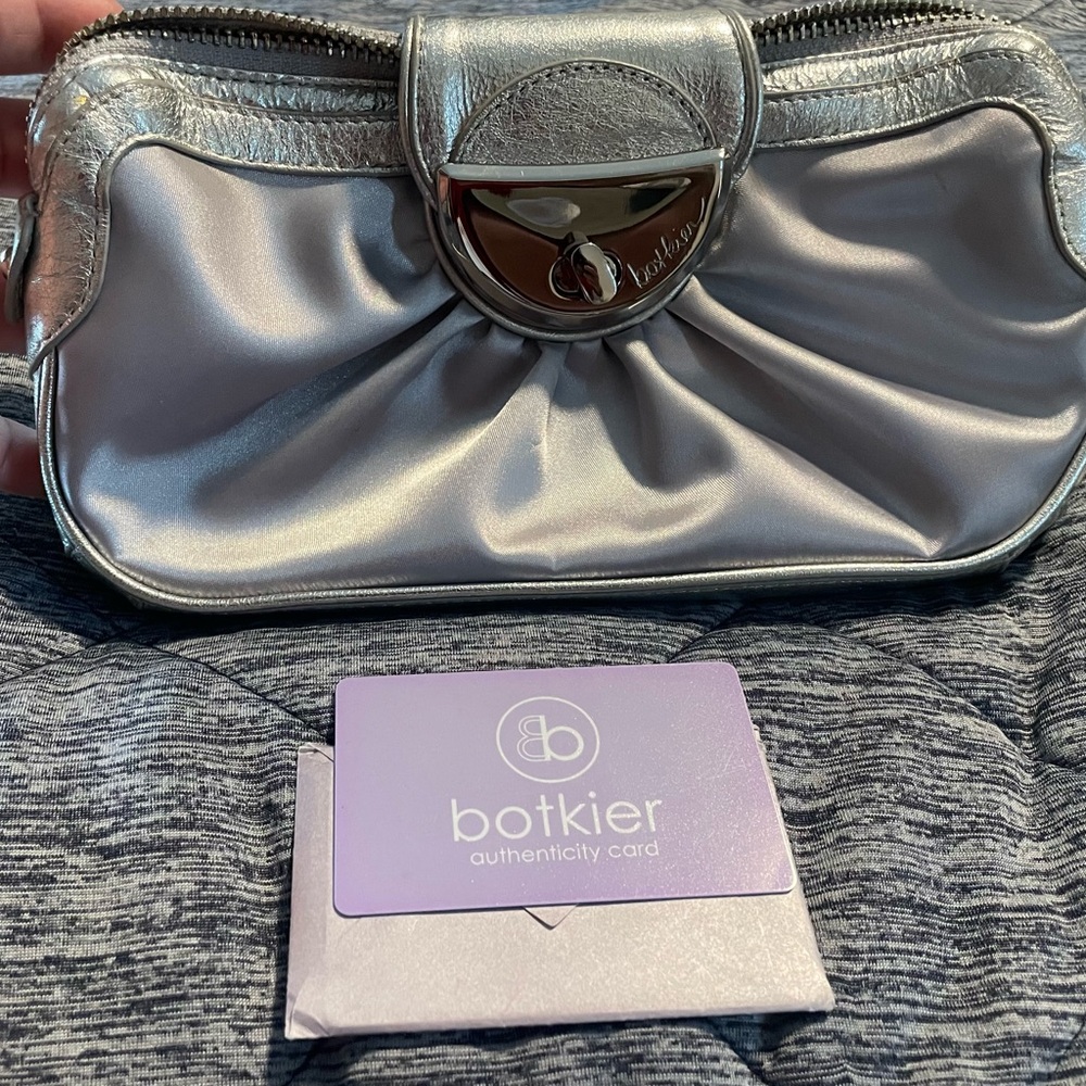 Botkier silver and grey clutch